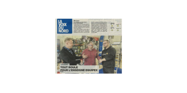 la voix du nord fournitures industrielles EQUIPEX roulements transmissions Caudry Cambrais