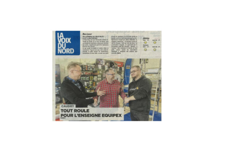 la voix du nord fournitures industrielles EQUIPEX roulements transmissions Caudry Cambrais