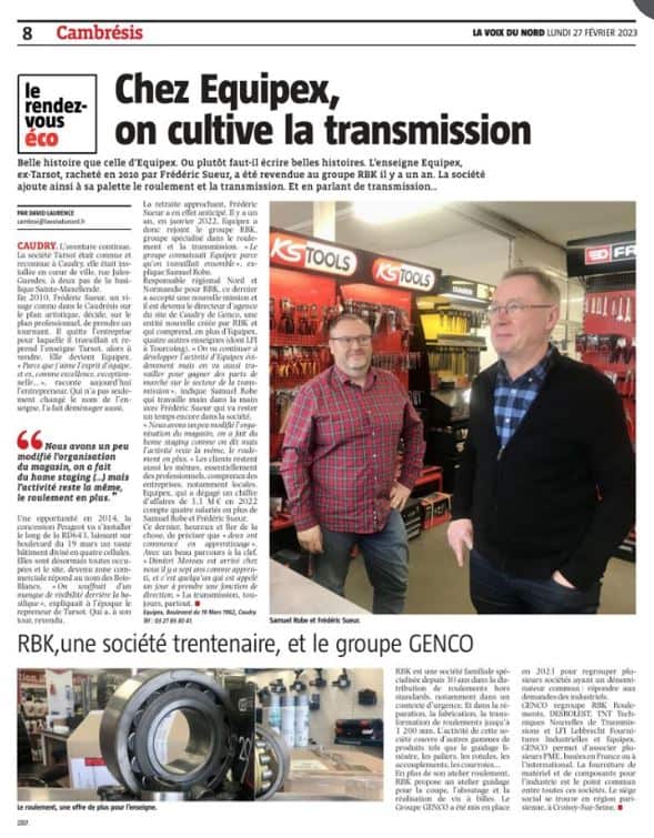 Chez Equipex, à Caudry, on cultive la transmission