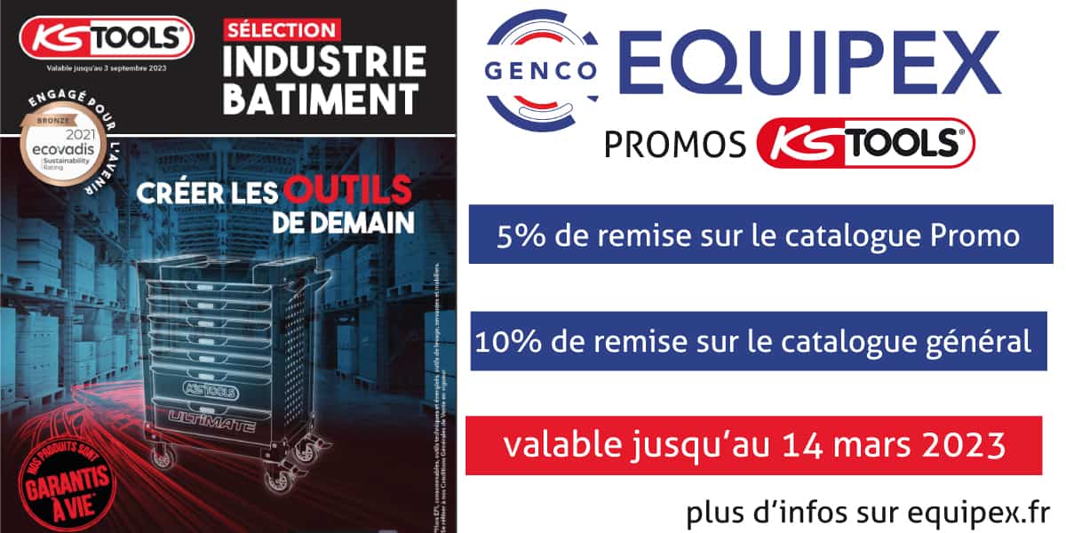 promos ks tools à retrouver chez EQUIPEX jusqu'au 14 mars 2023
