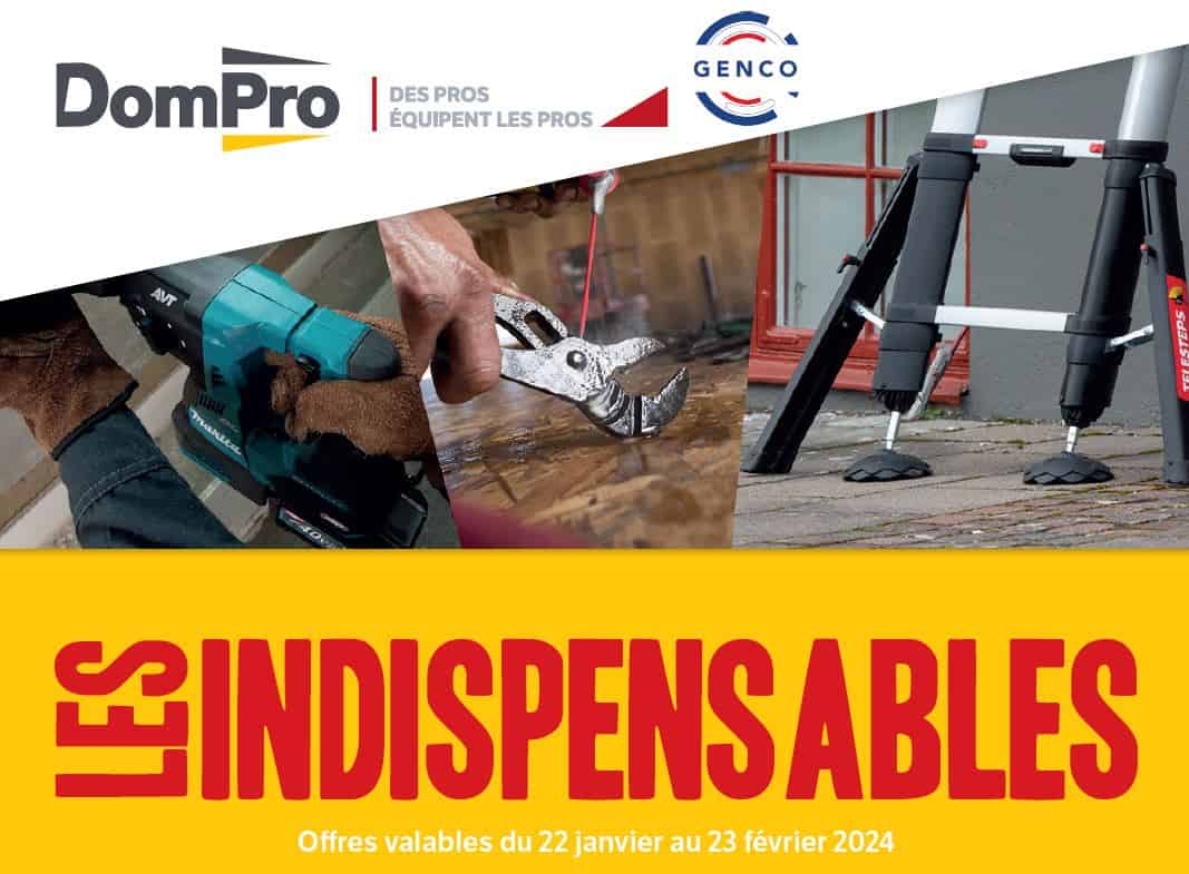 les indispensables DOMPRO GENCO EQUIPEX